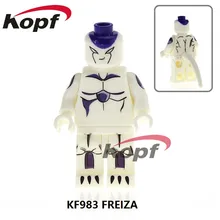 50 шт. KF983 Freiza Dragon Ball Z фигурки черный Гоку Вегета супер Sayayin Бог кирпичи экшн строительные блоки детские подарочные игрушки