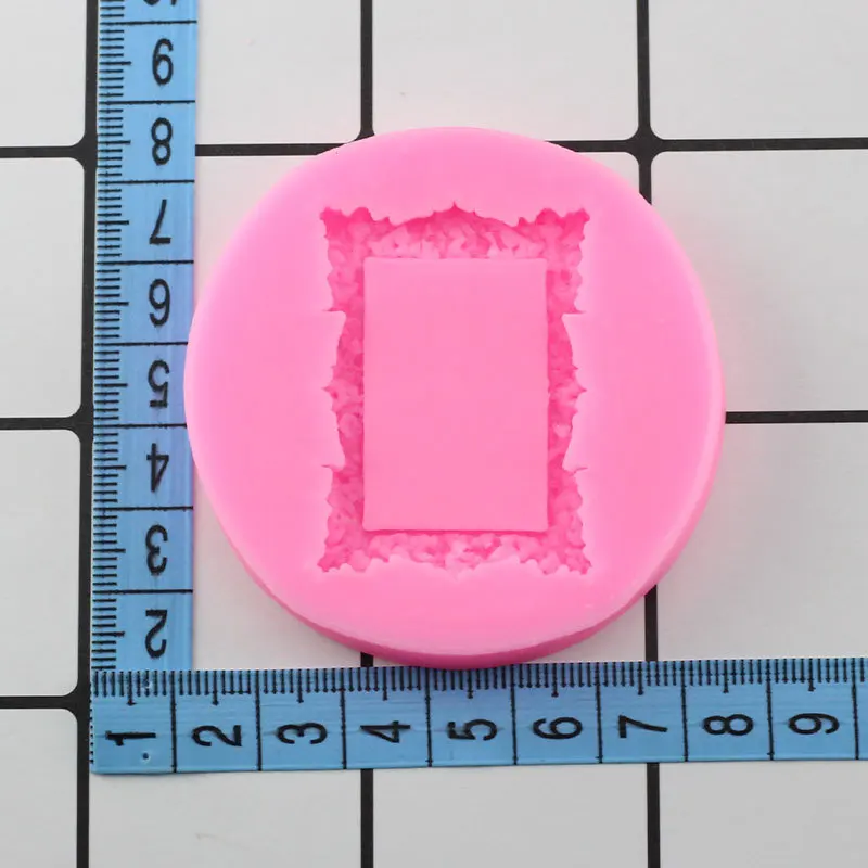 3D рамки силиконовые формы для выпечки Плесень Свадьба Кекс Топпер украшения помадка Формочки для печенья шоколадные конфеты форма для полимерной глины