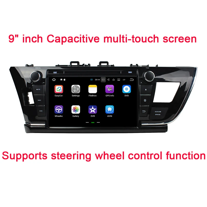 Best YESSUN Android Car Navigation GPS For Toyota Corolla 2014~2015 Audio Video Radio Stereo Multimedia HD Touch Screen Player. 1
