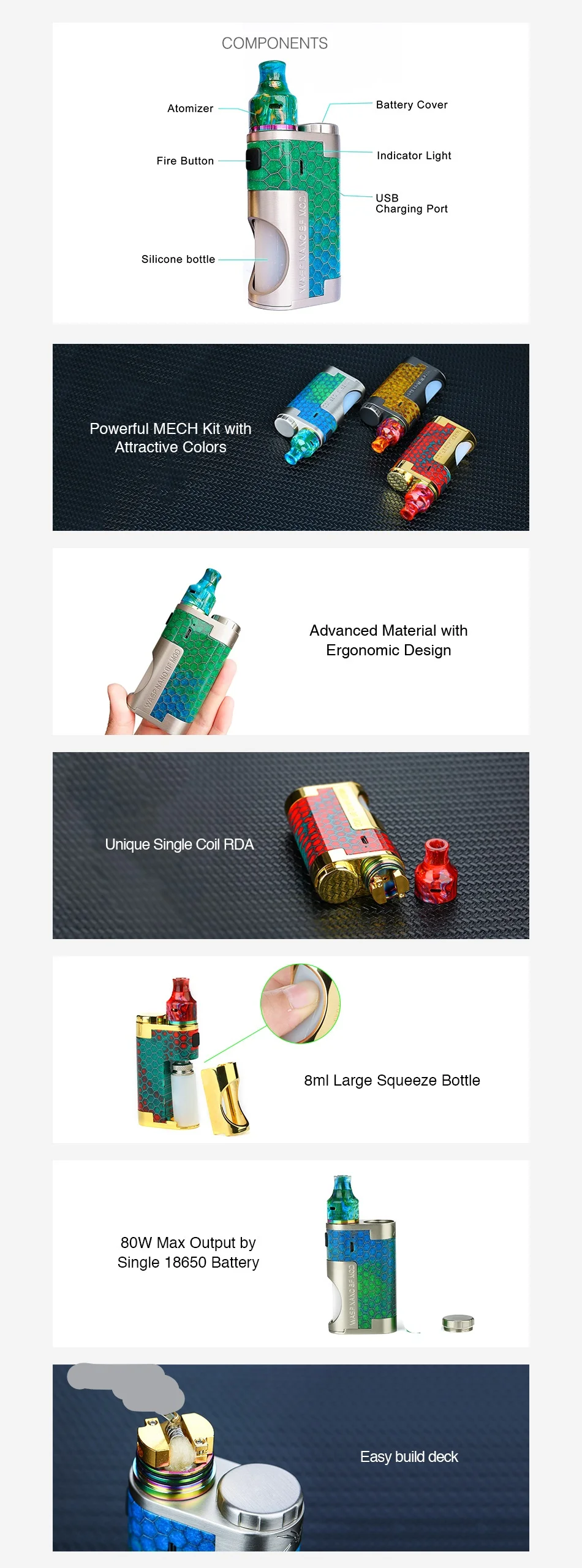 OUMIER WASP NANO Squonk Kit  (1)