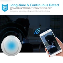 Yobangбезопасности Z-wave приложение управления инфракрасный PIR датчик движения детектор сигнализации+ датчик температуры домашняя Автоматизация сигнализация