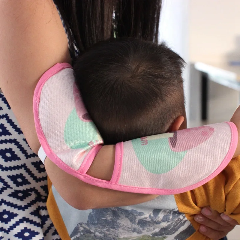 Newborn Breast Feeding Arm Mat Summer Ice Silk Cooling Arm Mat Infant