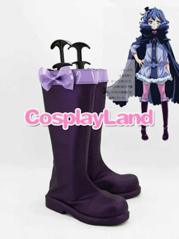 

Customize Boots KARNEVAL Kiichi Purple Cosplay Boots Custom Any Size Anime Party Boots