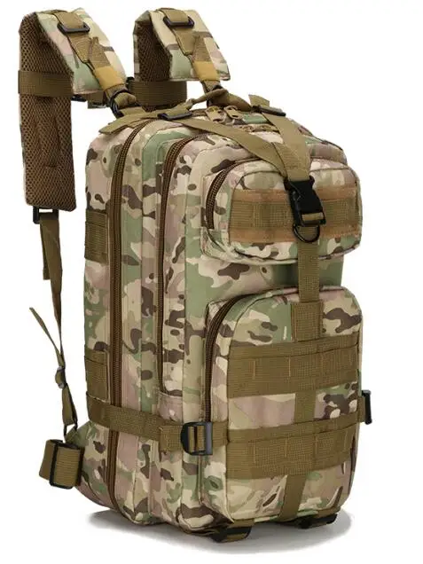 30L 3D 3P тактические военные рюкзаки, унисекс, уличная дорожная сумка, рюкзак для альпинизма, походов - Цвет: CP
