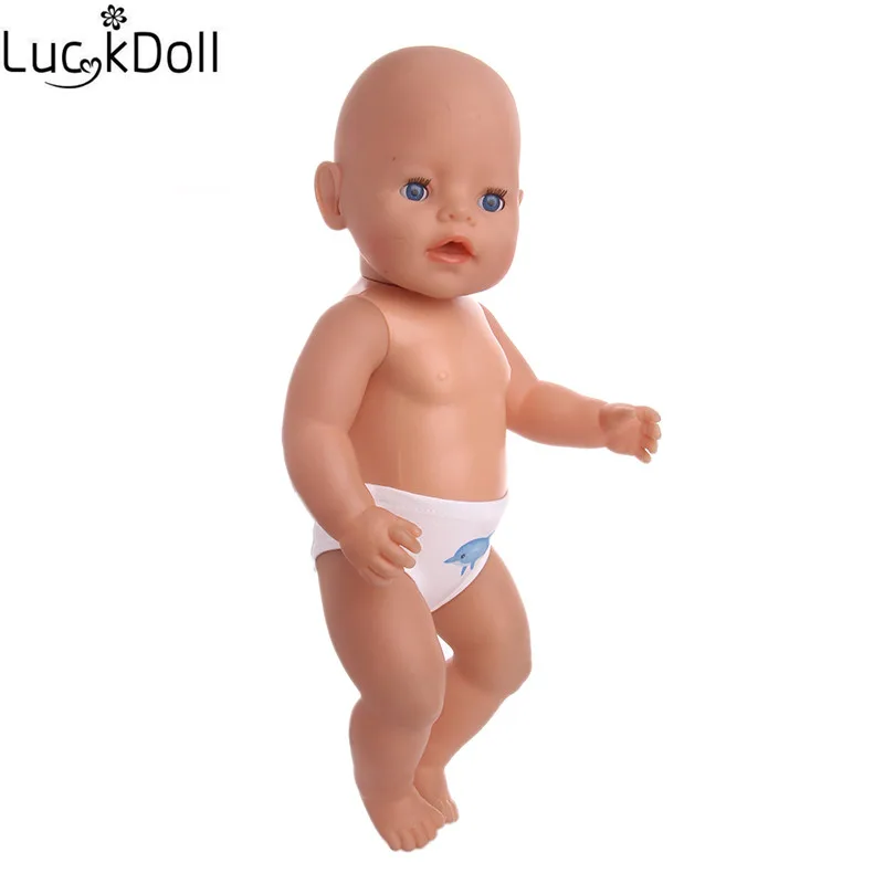 Luckdoll новые кукольные аксессуары мультфильм трусики подходят 43 см кукла, лучший подарок для детей