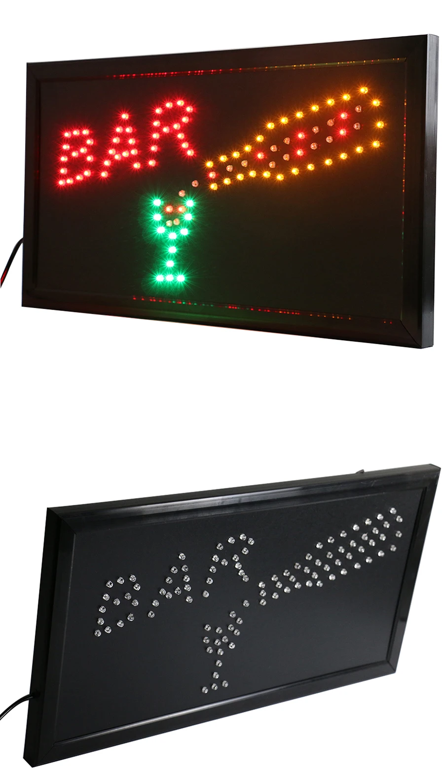 CHENXI Open Bar Led Neon Business Motion Light Sign On/off with Chain Led Sign Board 19*10 inch Indoor