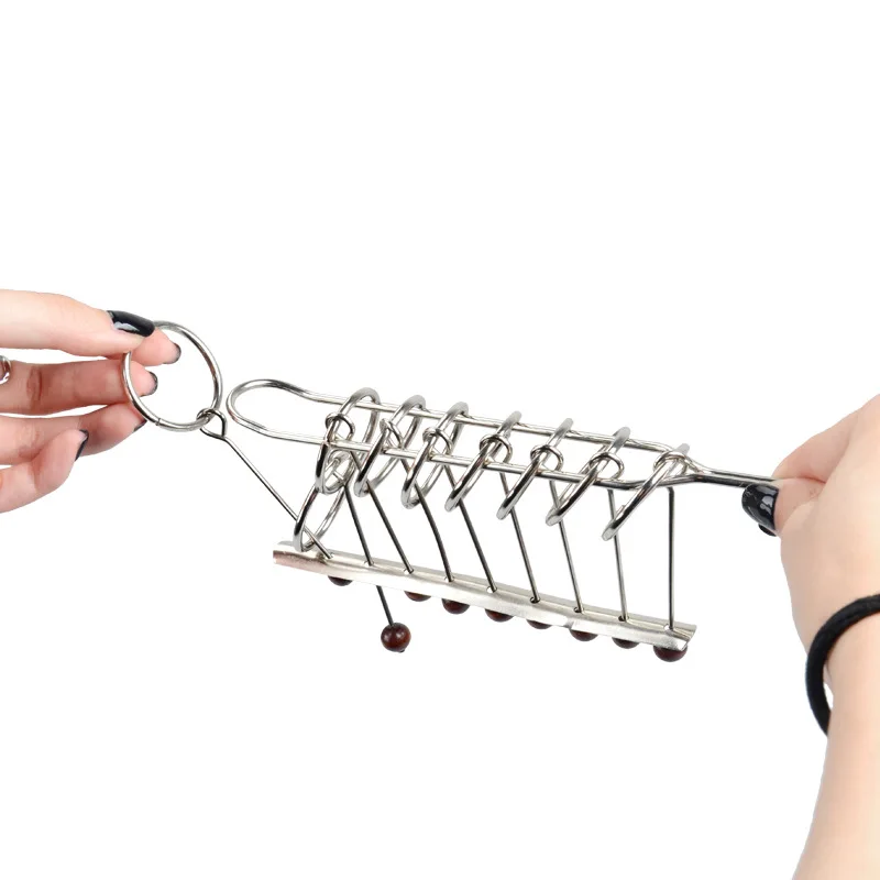 BalleenShiny Baby Children Magic Trick Chinese Nine Rings Puzzle Unlock Solution Toys Educational Game Metal Wire Creative Toys BalleenShiny Baby Children Magic Trick Chinese Nine Rings Puzzle Unlock Solution Toys Educational Game Metal Wire Creative Toys