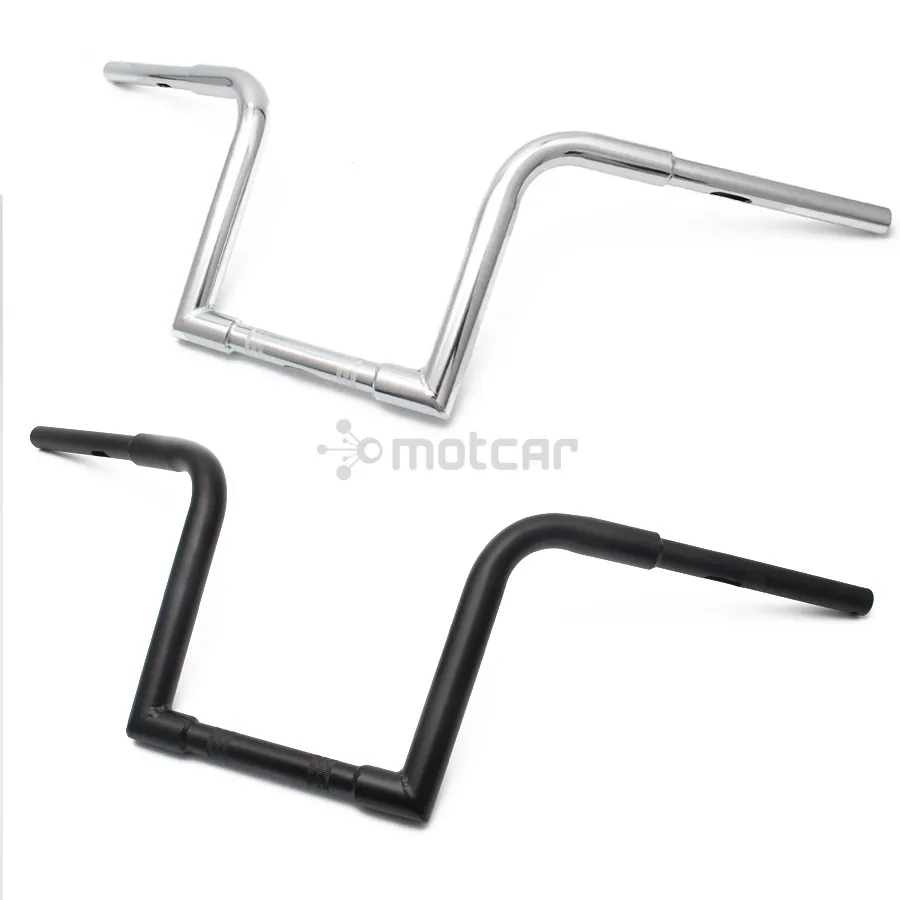 

1pcs Black/Chrome 1'' 25mm High Handle Bar Pullback Motorcycle Handlebar For Harley Sportster Chopper Bobber Softail Dyna
