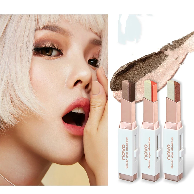 

New product Beauty Highlighter Eyeshadow Pencil Easy To Paint Eye makeup Durable Waterproof Natural Dual-use Eye Shadow