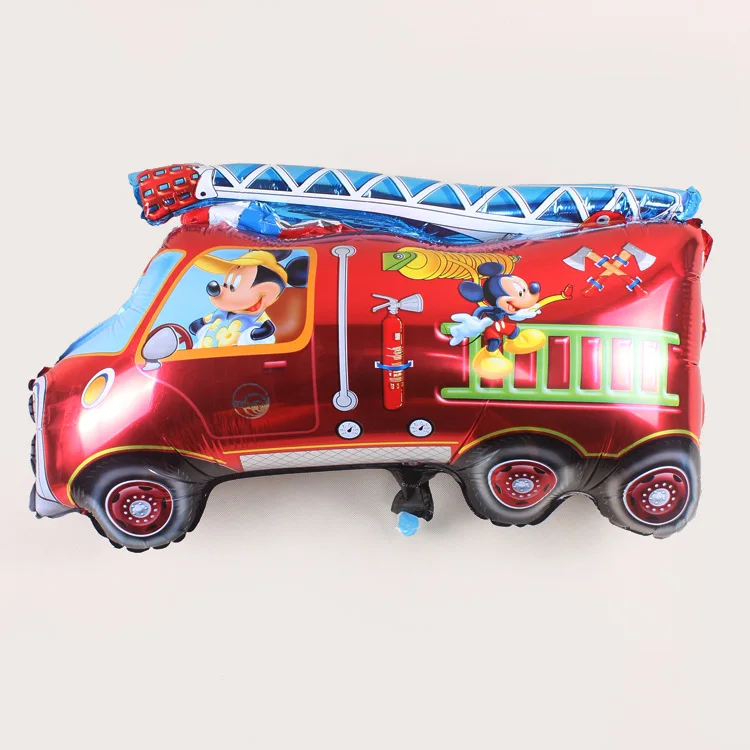 10pcs 71x50cm fire truck air balls foil balloons toys minnie mickey 10pcs 71x50cm fire truck air balls foil balloons toys minnie mickey