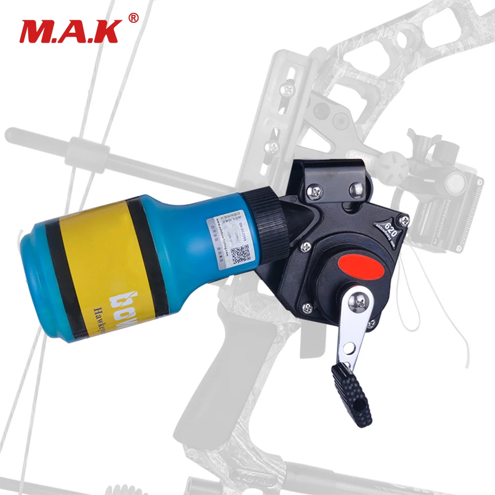 

Bow Fishing Spincast Reel for Compound Bow and Recurve Bow Shooting Tool Fish Hunting Bow Fishing