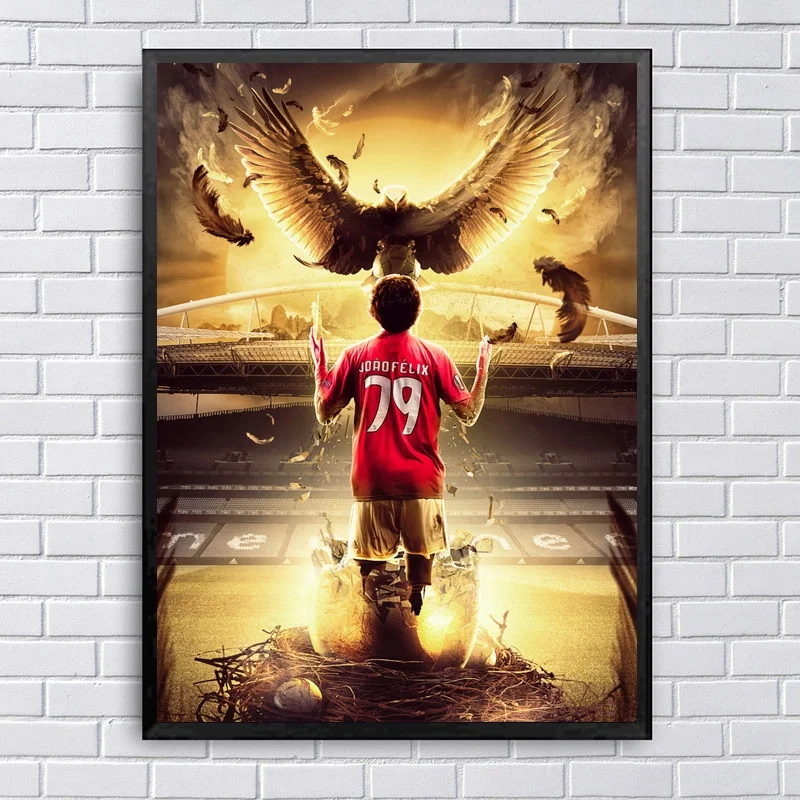 

Joao Felix Art Canvas Painting Nordic Posters and Prints Wall Pictures for Living Room