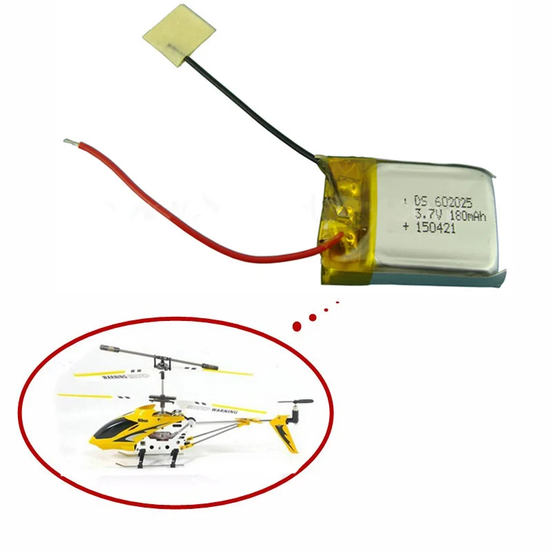 3 7 в 180 мАч литий полимерный аккумулятор для Skytech M3 m3 запасные части Syma RC