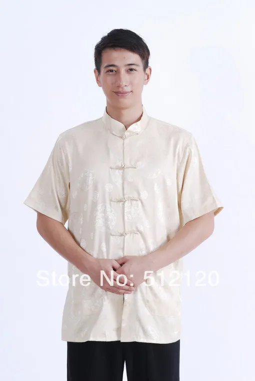 Шанхай история искусственного шелка атласная рубашка Китайская традиционная одежда китайская рубашка для кунг-фу национальный тренд китайская рубашка