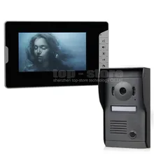 DIYSECUR Color Video Door Phone Doorbell Intercom System Kit 7 inch Monitor Hand Free Waterproof IR Night Vision Camera