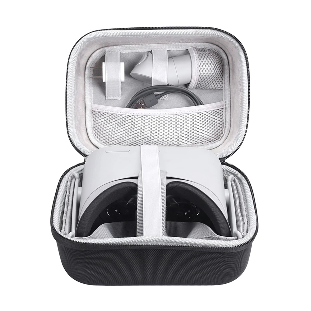 Жесткий EVA дорожная сумка для хранения и транспортировки чехол Коробка для Oculus Go VR гарнитура пульт дистанционного управления и зарядное устройство чехол для очков 3D Чехол для очков коробка