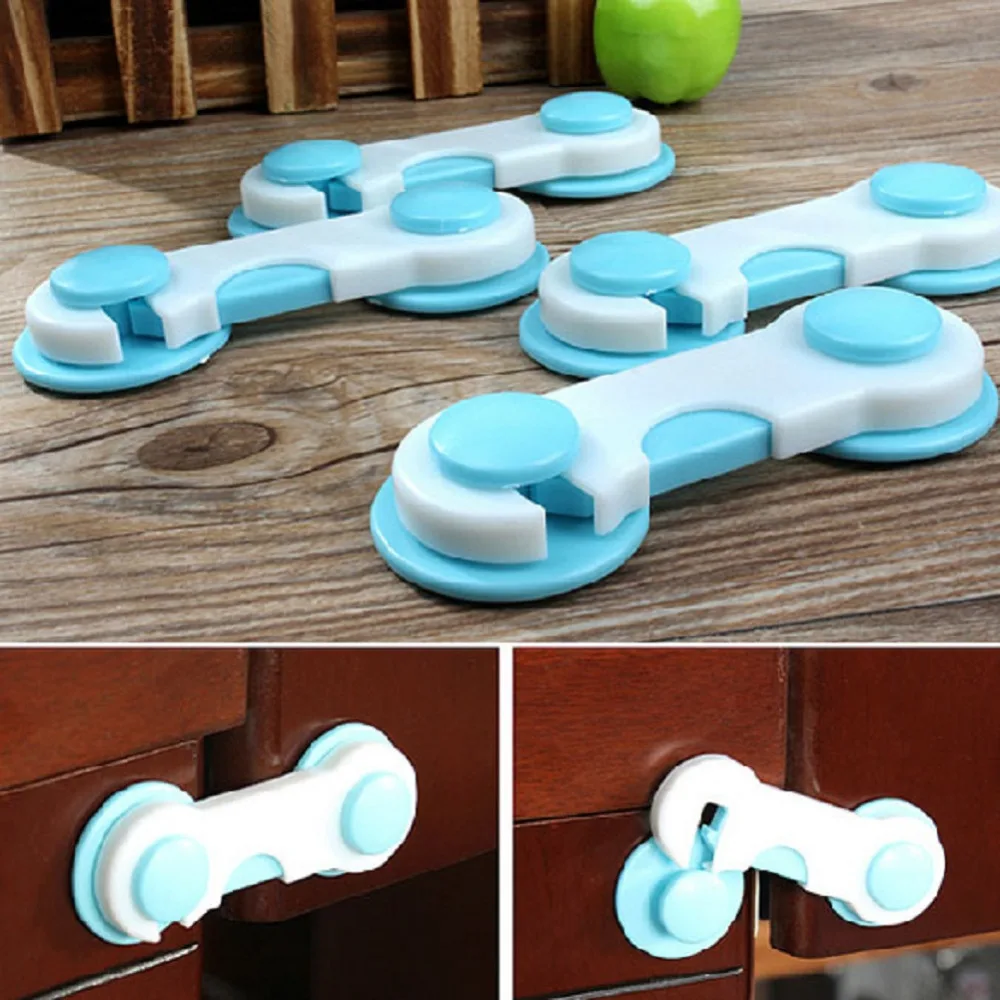 

10pcs/set Baby Drawer Cabinet Lock Doors Wardrobe Closet Window Safety Locks 2018 Toddler Baby Children Kids Safety Plastic Lock