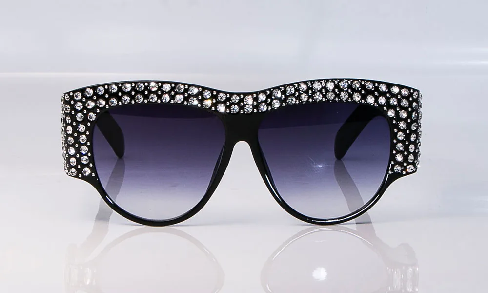 CCSPACE, негабаритные, стразы, оправа, квадратные солнцезащитные очки для женщин, алмазные, блестящие брендовые, дизайнерские, модные, женские, оттенки, 45482
