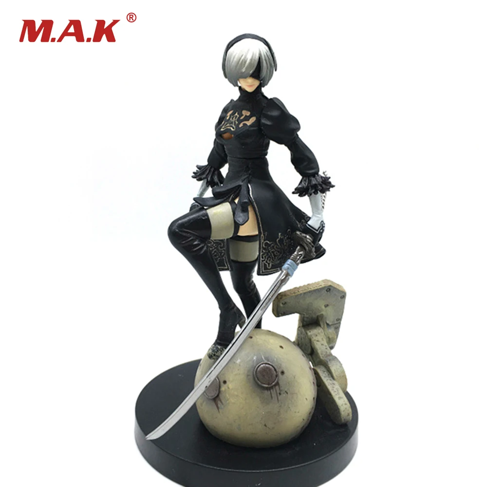 

12CM PS4 Game NieR Automata YoRHa No. 2 Type B 2B Cartoon Anime Action Figure Model Doll Gifts Toys For Children