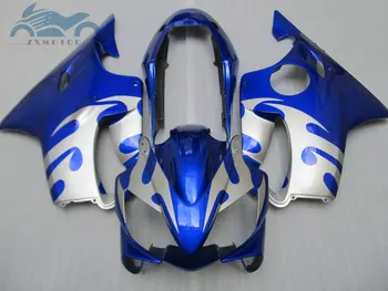 

Free Customize fairings for HONDA CBR600 F4i 04-07 blue silver fairing kit CBR 600F4i 600 CBR 600F 05 06 07 2004 2005 2006 2007