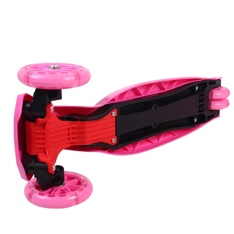 Disney Mickey aluminium folding kickboard scooter for children foot 3 wheel kick scooter kids (1)