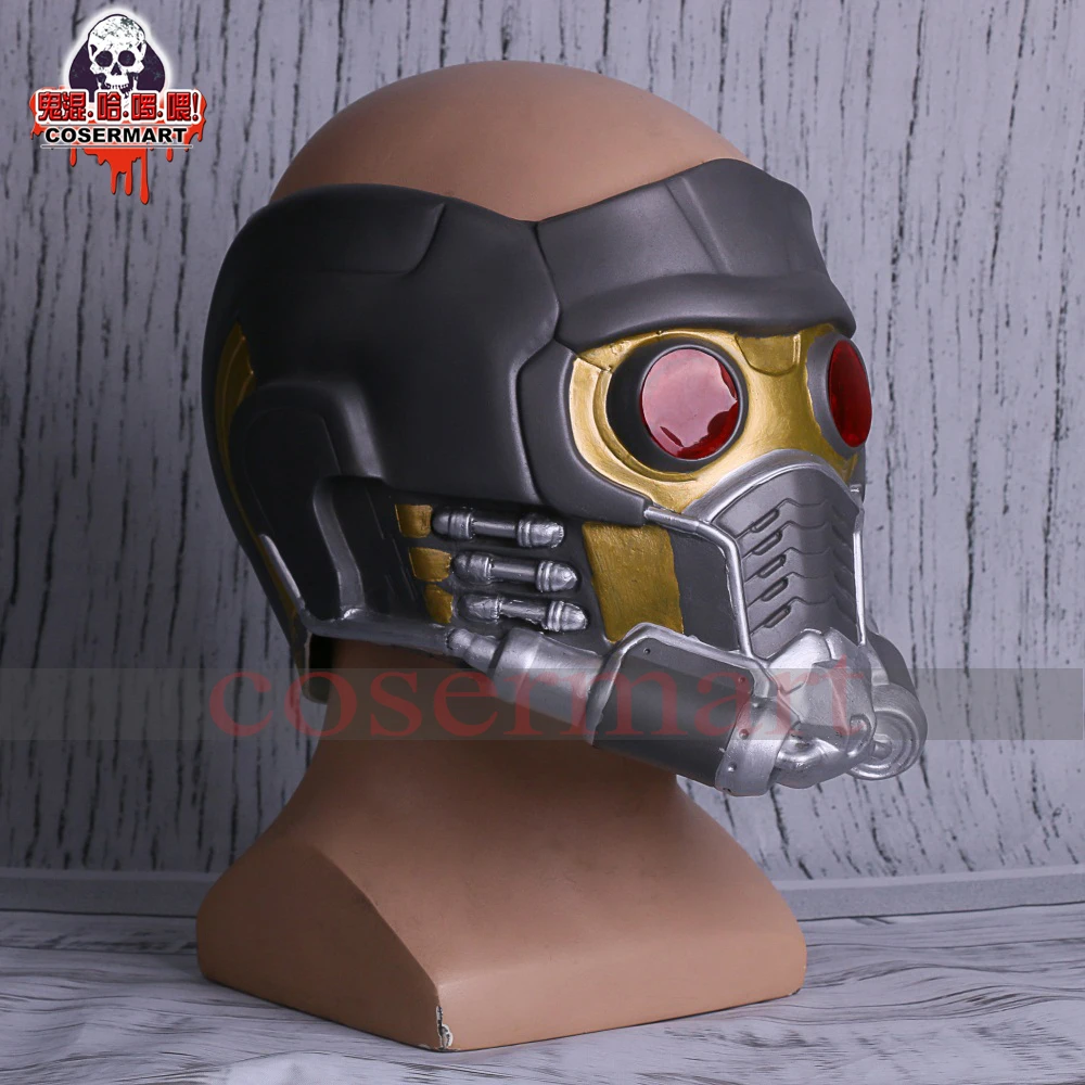 Guardians of the Galaxy Helmet Mask Cosplay Peter Quill Helmet Latex Star Lord Helmet Halloween Party Mask Adults (3)