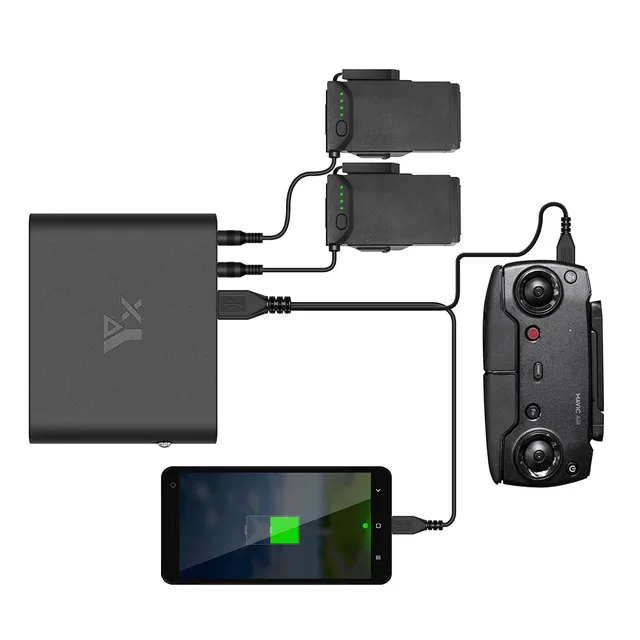 $73.78  HOBBYINRC 4in1 Power Bank Mobile Power Transverter Outdoor Charger for DJI Tello Drone for National