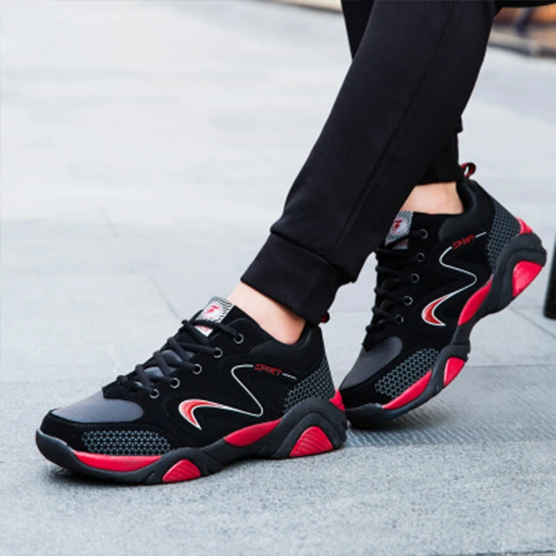

2019 New Spring Autumn Men Running Shoes For Outdoor Comfortable MenTrianers Sneakers Men Sport Shoes