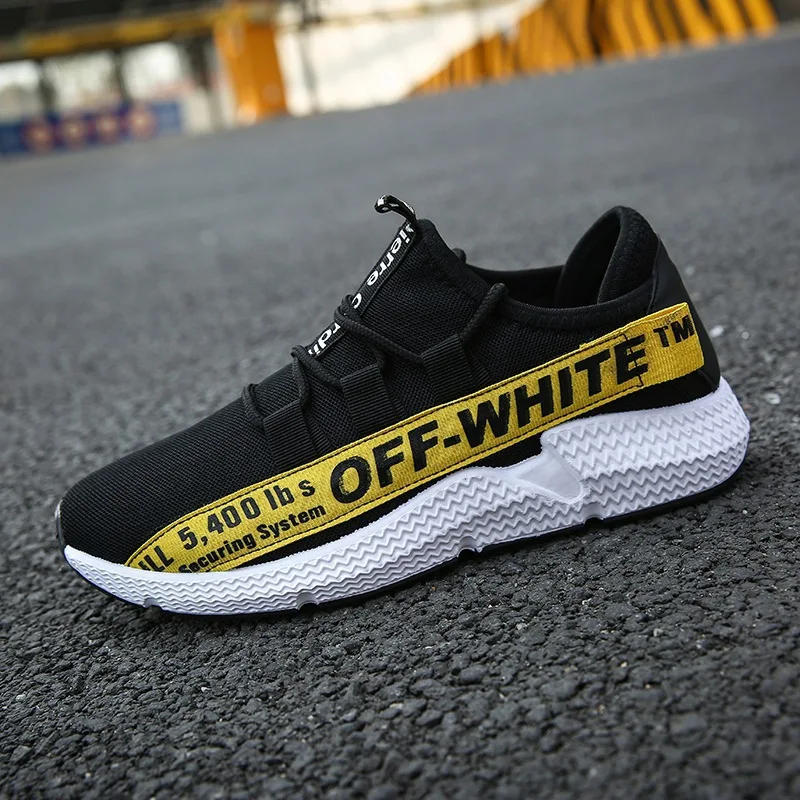 

Spring Men's Sports Mesh Men's Korean Version of the Trend Versatile Students off-white Summer Breathable Sneakers Shoes