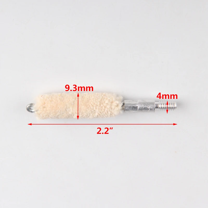 9mm Mop Brush Cotton Clean Swab Gun Cleaning Brush for Rifle  5pcslot RL37-0049-9 (7)