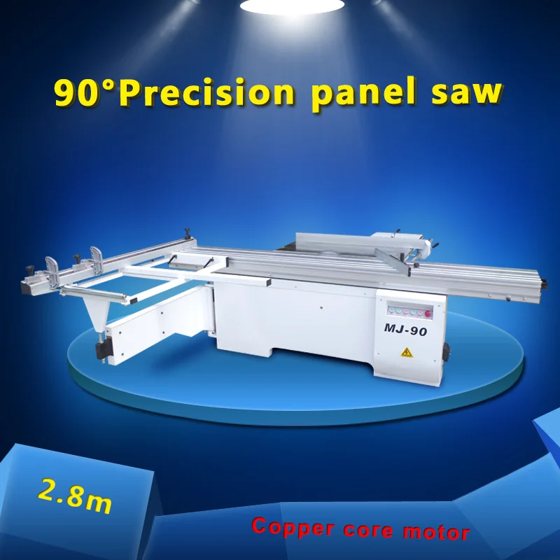 

90 degree sliding table wood saw cutting machine precision panel saw