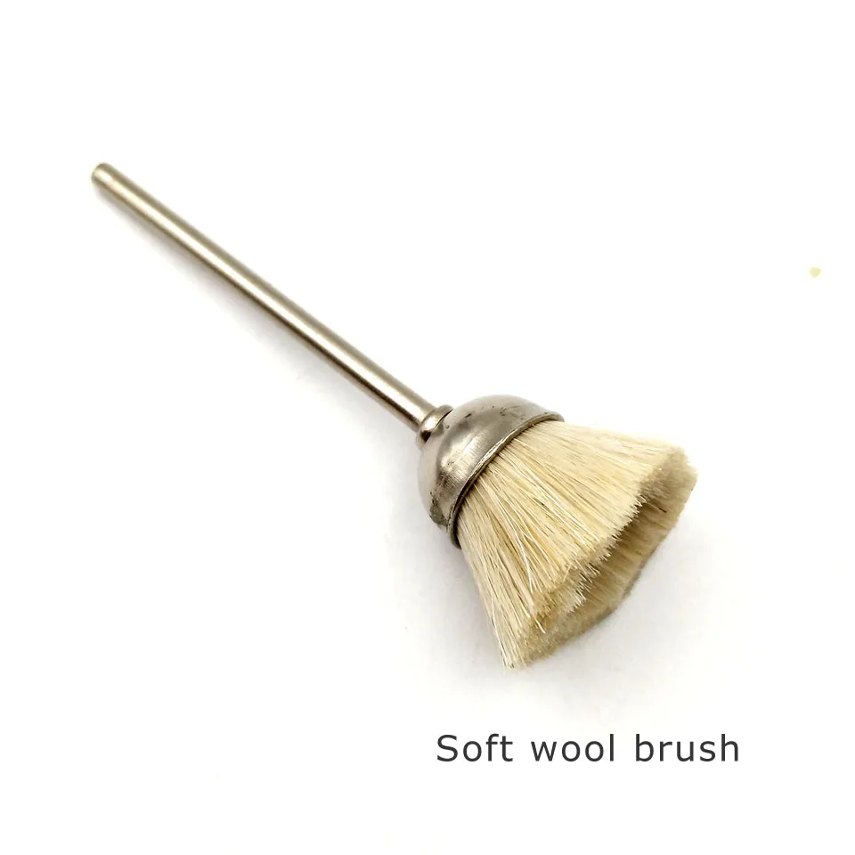 HYTOOS 1PCS Nail Drill Bits Copper Wire Cleaning Brush 3/32'' Rotary Manicure Electric Drills Accessories Nail Art Tools 5
