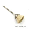 HYTOOS 1PCS Nail Drill Bits Copper Wire Cleaning Brush 3/32'' Rotary Manicure Electric Drills Accessories Nail Art Tools 5