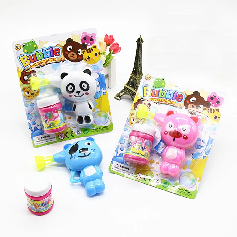 

Bubbles Gun Hand Operation Blowing Bubbles Cartoon Gun Soap Bubble Machine Soap Bubbles For Children -3