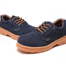 Кожаная безопасная обувь wokr мужские и женские рабочие ботинки со стальным носком и стальная подошва