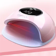60 Вт УФ лампа для гель-лака инструмент для ногтей умный датчик светодиодный светильник для маникюра ЖК-дисплей для отверждения света лак Сушилка для ногтей EU/US Plug