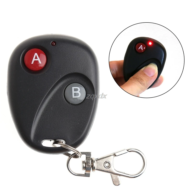 

315/433MHz 2-Button RF Wireless Remote Control Transmitter Garage Door DC12V May
