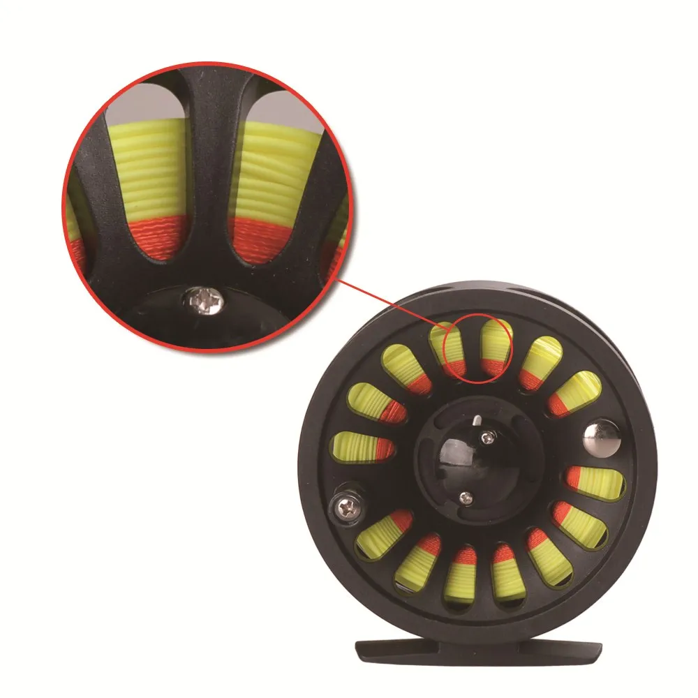 BASSKING Pre-Loaded 5/6 WT Fly Fishing Reel with Weight