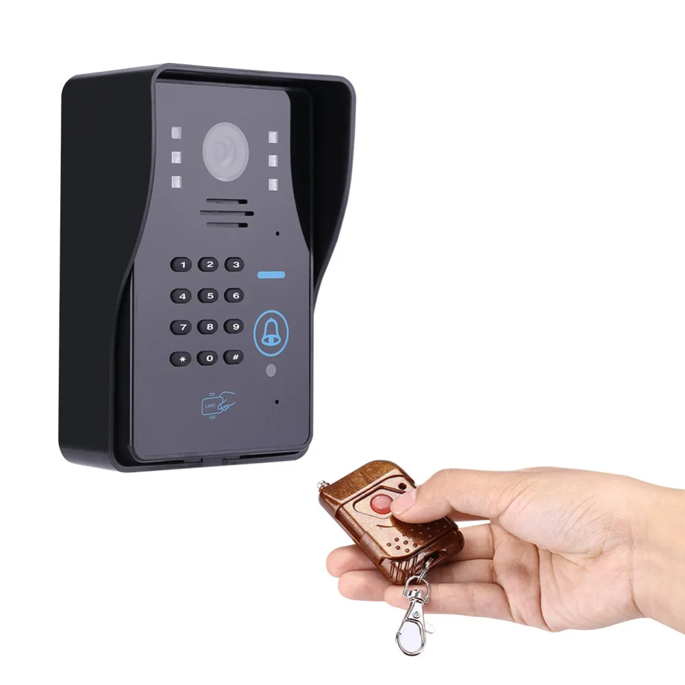 1 Set Digital Wireless Wifi Video Doorbell with an Indoor doorbell for