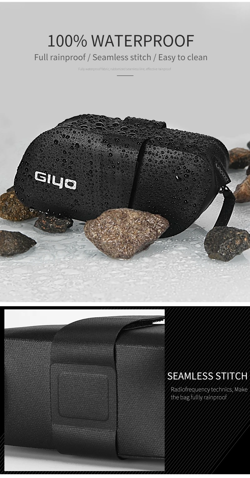 Flash Deal Rainproof Bicycle Bag Shockproof Bike Saddle Bag For Bicycle Black Cycling Rear Seatpost Panniers MTB Bike Accessories 2
