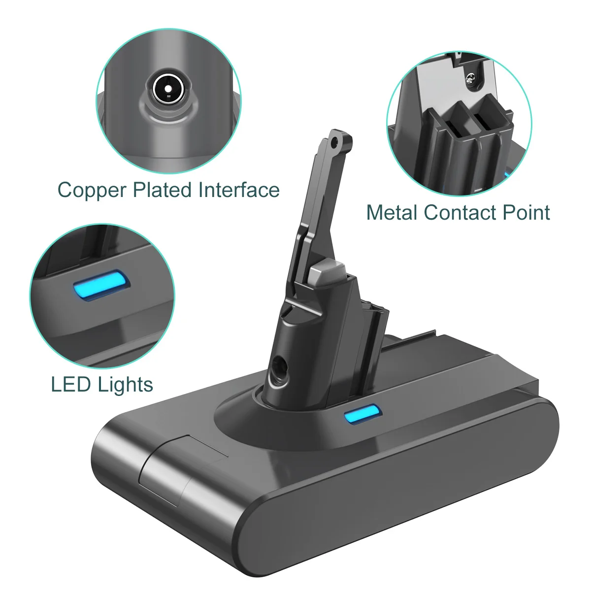 Обновления floureon 21,6 V 3000 mAh Dyson V8 Батарея для Dyson V8 беспроводной пылесос ручной пылесос Замена Батарея литий-ионный
