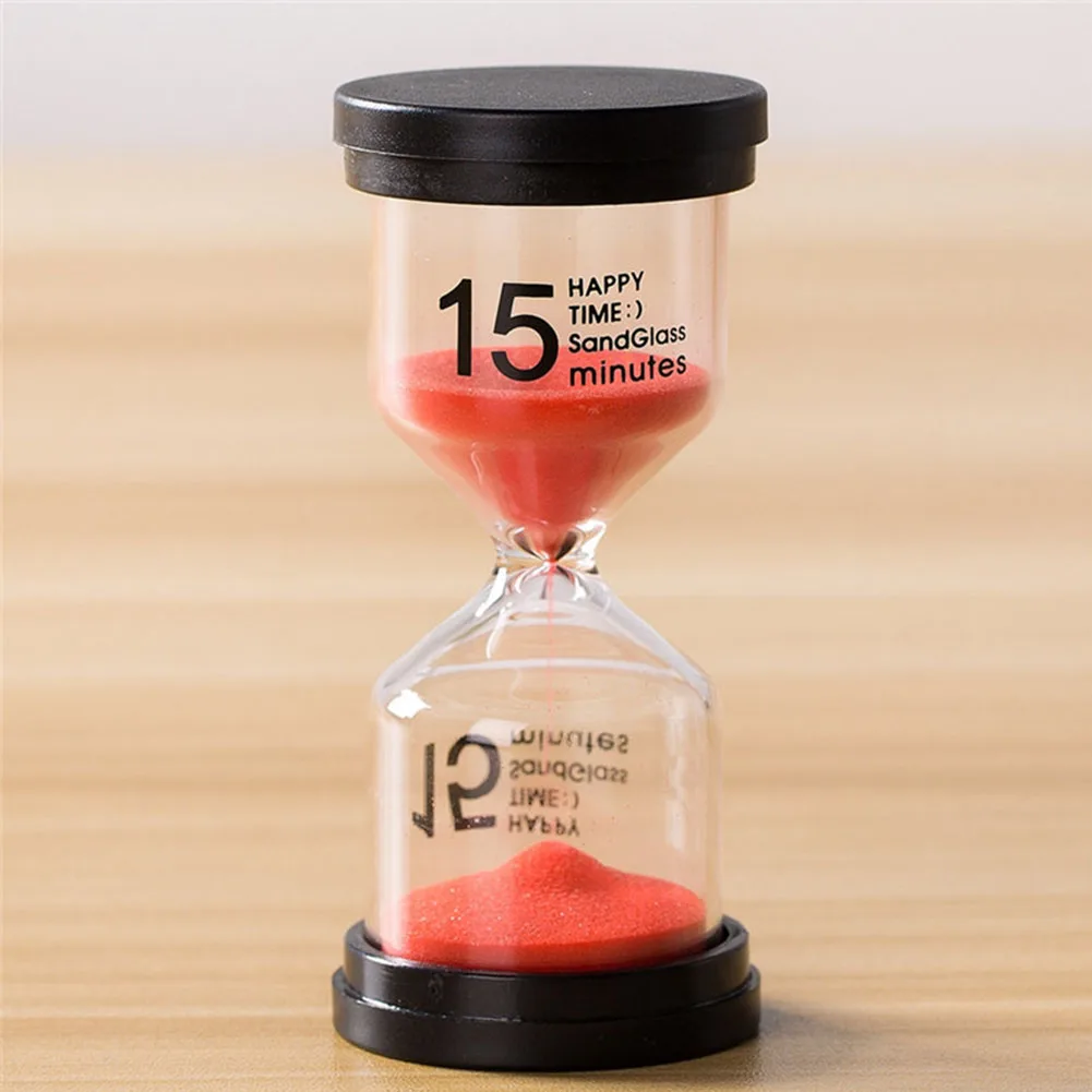 

Sand Timer Ornaments Sandglass 5/10/15/30 Mins Decorative Sand Clock Desktop Ornaments Kitchen Timer Kid Gift Household