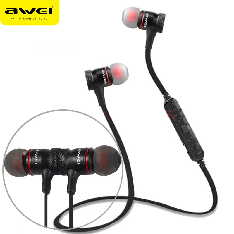

DRXENN Awei A920BL In-ear Wireless Bluetooth Earphone Sport Stereo Bluetooth V4.1 Connection With Voice Noise Reduction With Mic