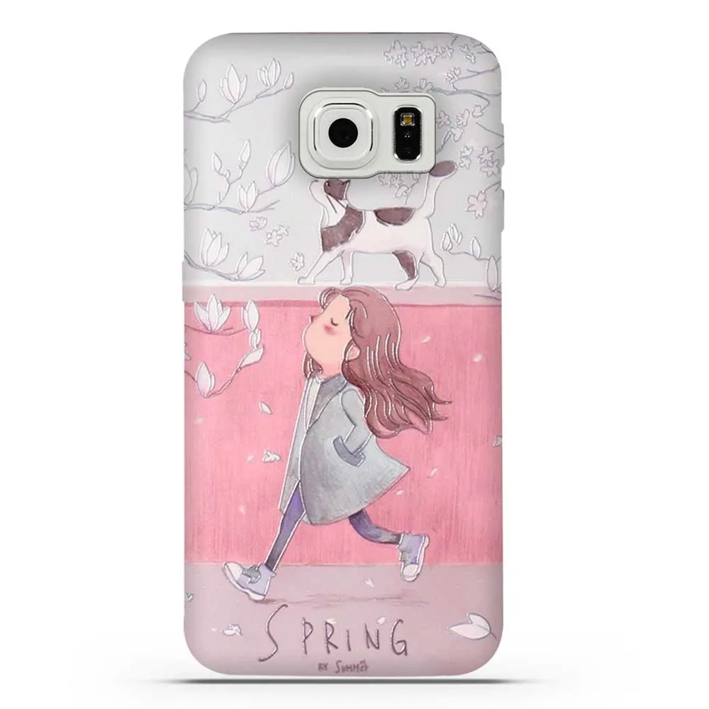 Для Funda samsung S6 силиконовый чехол ТПУ чехол для Galaxy S6 Capa мобильный чехол для телефона для Coque samsung Galaxy S6 S 6 задняя крышка сумка