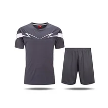 16/17 Jersey Sports soccer jersey football team sets training running Adult men Group Short Sleeve polo shirt a58