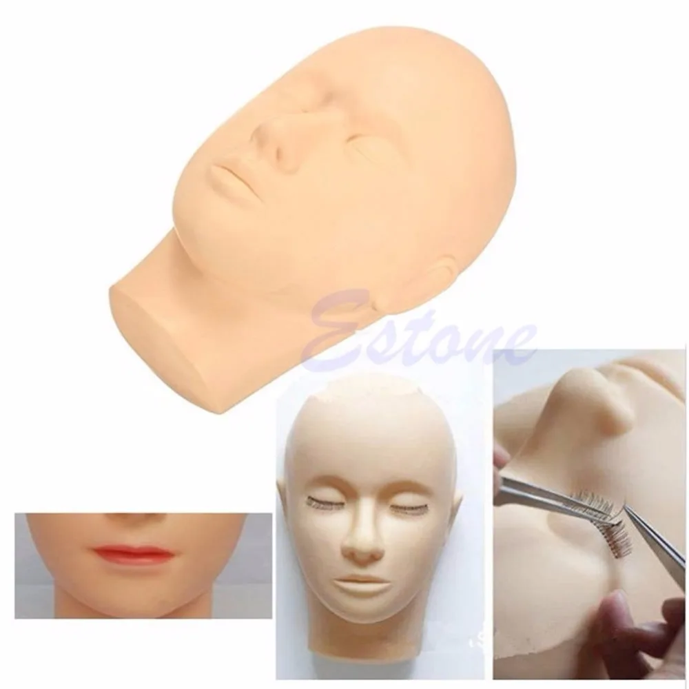 

Massage Training Mannequin Flat Head Practice Make Up Model Eyelash Extensions