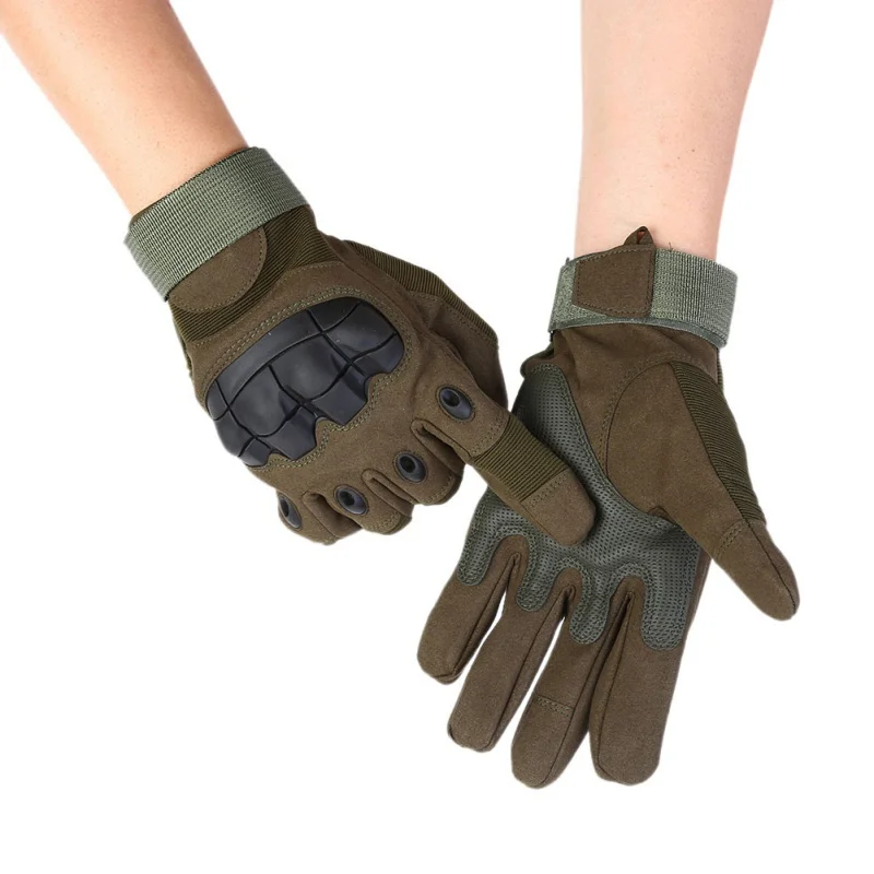 Охотничьи перчатки военные армейские Пейнтбольные стрельбы противоскользящие резиновые перчатки на концах пальцев перчатки с сенсорным экраном тактические перчатки