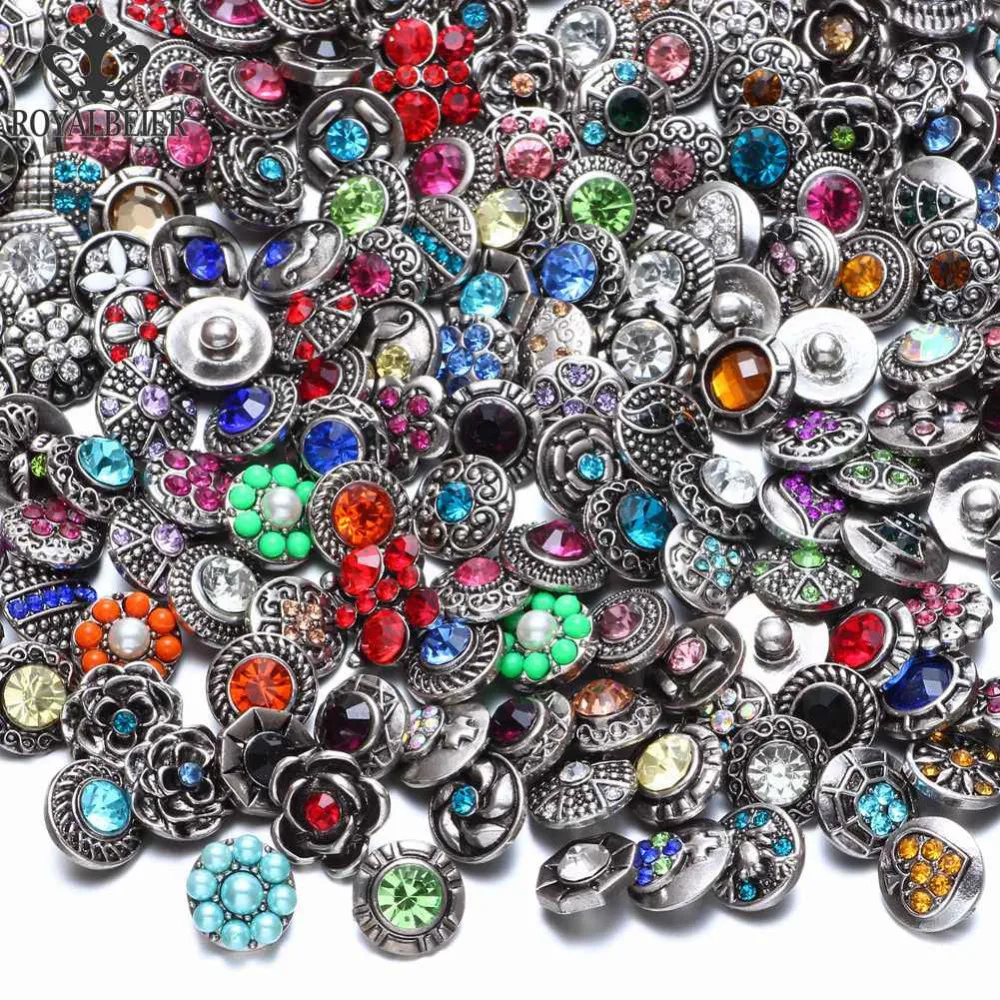 Buy Royalbeier New 50pcs/lot Mixed Rhinestone Styles