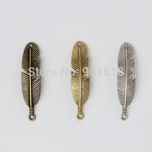 10 шт./лот античное винтажное готическое ожерелье с подвесками в виде листьев