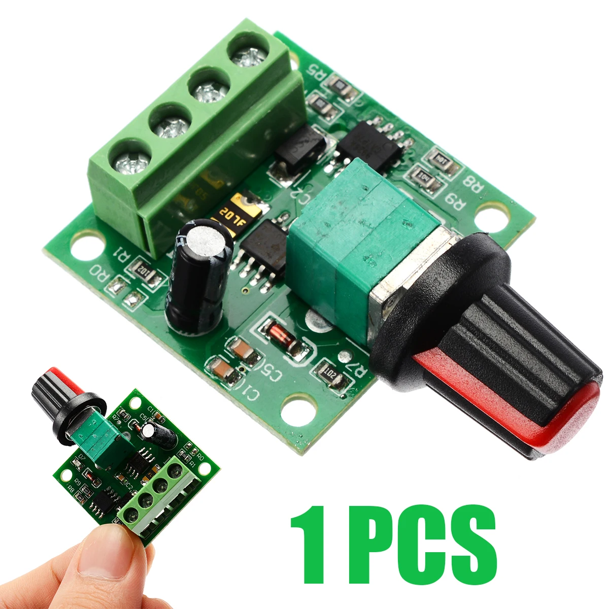 Voltage 1.8V 3V 5V 6V 12V 2A  DC Motor Speed Controller Governor PWM Adjustable Switch Motor Controller